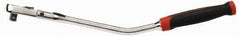 GearWrench - 3/8" Drive Pear Head Ratchet - Chrome Finish, 15-3/4" OAL, 72 Gear Teeth, Cushion Grip Handle, Flex Head - Best Tool & Supply