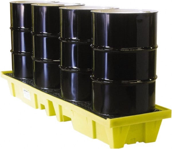 Enpac - Spill Pallets, Platforms, Sumps & Basins Type: Spill Deck or Pallet Number of Drums: 4 - Best Tool & Supply