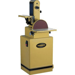 Jet - 48 Inch Long x 6 Inch Wide Belt, 9 Inch Diameter, Combination Sanding Machine - 1-1/2 HP, Three Phase - Best Tool & Supply