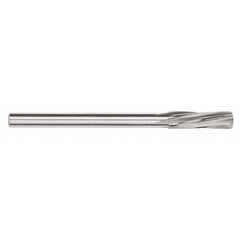 Chucking Reamer: 0.2138″ Dia, 3-21/32″ OAL, 1-1/32″ Flute Length, Straight Shank, Solid Carbide 6 Flute, RH