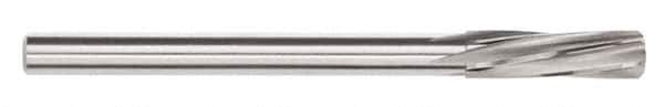 Magafor - 0.541mm Solid Carbide 4 Flute Chucking Reamer - Spiral Flute, 0.118" Straight Shank, 3/32" Flute Length, 1-17/32" OAL - Best Tool & Supply