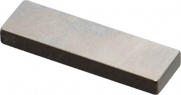 Mitutoyo - 0.133" Rectangular Steel Gage Block - Accuracy Grade 0, Includes Certificate of Inspection - Best Tool & Supply