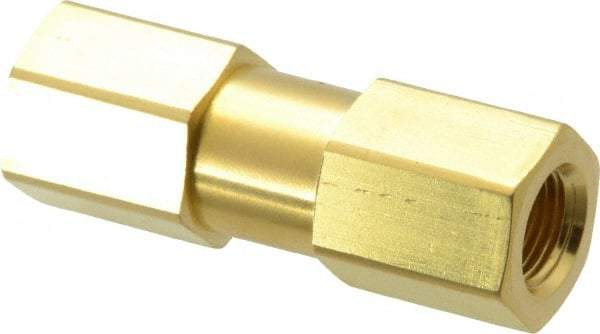 Parker - 1/8" Brass Check Valve - Inline, FNPT x FNPT, 3,000 WOG - Best Tool & Supply