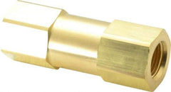 Parker - 1/2" Brass Check Valve - Inline, FNPT x FNPT, 3,000 WOG - Best Tool & Supply