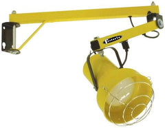 Fostoria - 60 Inch, Pivot, Bracket Mounted, Incandescent, Yellow, Dock Light - 300 Watt, 120 Volt, Nonmagnifying - Best Tool & Supply