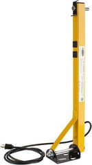 TPI - 24" Long, Steel Task & Machine Light Mounting Arm - Yellow, For Use with Dock Lights - Best Tool & Supply