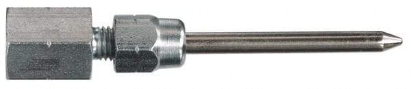 Lincoln - 1/8 Thread, Grease Gun Needle Nozzle - NPT (F) Thread - Best Tool & Supply