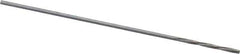 Magafor - 0.5994mm Solid Carbide 4 Flute Chucking Reamer - Spiral Flute, 0.0236" Straight Shank, 9/32" Flute Length, 1-5/16" OAL - Best Tool & Supply