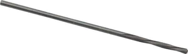 Magafor - 1.0998mm Solid Carbide 4 Flute Chucking Reamer - Spiral Flute, 0.0433" Straight Shank, 25/64" Flute Length, 1-9/16" OAL - Best Tool & Supply