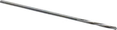 Magafor - 1.11mm Solid Carbide 4 Flute Chucking Reamer - Spiral Flute, 0.0437" Straight Shank, 25/64" Flute Length, 1-9/16" OAL - Best Tool & Supply