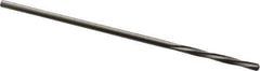 Magafor - 1.1303mm Solid Carbide 4 Flute Chucking Reamer - Spiral Flute, 0.0445" Straight Shank, 25/64" Flute Length, 1-9/16" OAL - Best Tool & Supply