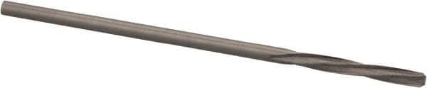 Magafor - 1.4402mm Solid Carbide 4 Flute Chucking Reamer - Spiral Flute, 0.0567" Straight Shank, 25/64" Flute Length, 1-9/16" OAL - Best Tool & Supply