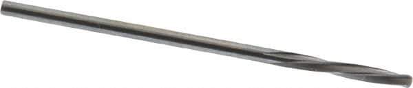 Magafor - 1.5189mm Solid Carbide 4 Flute Chucking Reamer - Spiral Flute, 0.0598" Straight Shank, 25/64" Flute Length, 1-9/16" OAL - Best Tool & Supply