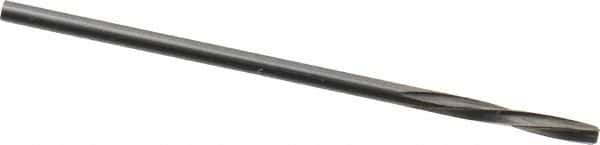 Magafor - 1.7907mm Solid Carbide 4 Flute Chucking Reamer - Spiral Flute, 0.0705" Straight Shank, 7/16" Flute Length, 1-31/32" OAL - Best Tool & Supply