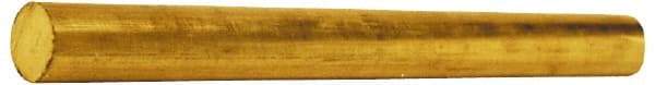 Value Collection - 7/8 Inch Diameter x 6 Ft. Long, Brass Round Rod - Alloy 360 - Best Tool & Supply