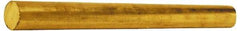 Value Collection - 7/8 Inch Diameter x 6 Ft. Long, Brass Round Rod - Alloy 360 - Best Tool & Supply