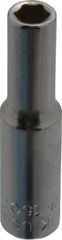 Blackhawk by Proto - 7/32", 1/4" Drive, Deep Hand Socket - 6 Points, 2" OAL, Chrome Finish - Best Tool & Supply