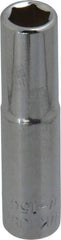 Blackhawk by Proto - 9/32", 1/4" Drive, Deep Hand Socket - 6 Points, 2" OAL, Chrome Finish - Best Tool & Supply