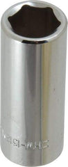 Blackhawk by Proto - 3/8" Drive, Deep Hand Socket - 6 Points, 1-13/16" OAL, Chrome Finish - Best Tool & Supply