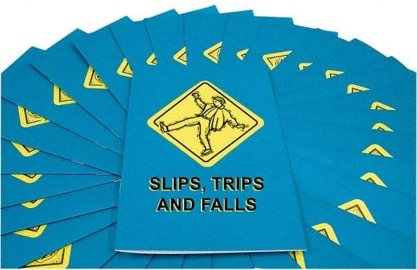 Marcom - Slips Trips and Falls Training Booklet - English and Spanish, Safety Meeting Series - Best Tool & Supply