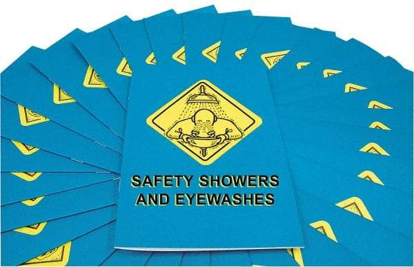 Marcom - Safety Showers and Eye Washes Training Booklet - English and Spanish, Safety Meeting Series - Best Tool & Supply