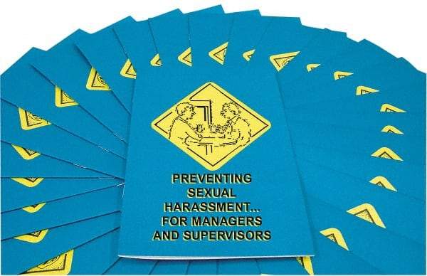 Marcom - Preventing Sexual Harassment for Managers and Supervisors Training Booklet - English and Spanish, Safety Meeting Series - Best Tool & Supply