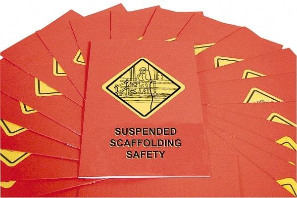 Marcom - Suspended Scaffolding Safety Training Booklet - English and Spanish, Regulatory Compliance Series - Best Tool & Supply