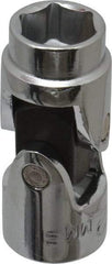 Blackhawk by Proto - 3/8" Drive, Standard Hand Socket - 6 Points, 1-51/64" OAL, Alloy Steel, Chrome Finish - Best Tool & Supply