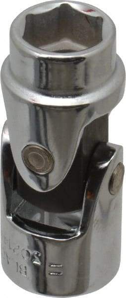 Blackhawk by Proto - 7/16", 3/8" Drive, Standard Hand Socket - 6 Points, 1-51/64" OAL, Alloy Steel, Chrome Finish - Best Tool & Supply