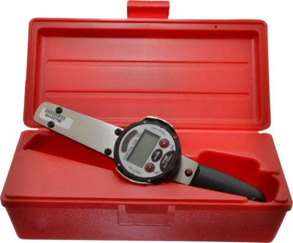 Proto - 1/4" Drive Electronic Digital Torque Wrench - 0.83 Ft/Lb to 8 Ft/Lb Torque, 11" OAL, 0.01 N/m Graduation, Fixed Head - Best Tool & Supply