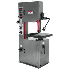 Jet - 14 Inch Throat Capacity, Variable Speed Pulley Vertical Bandsaw - 82 to 330 SFPM, 1 HP, Single Phase - Best Tool & Supply