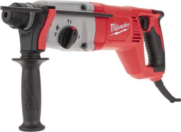 Milwaukee Tool - 120 Volt 1" SDS Plus Chuck Electric Rotary Hammer - 0 to 5,625 BPM, 0 to 1,500 RPM - Best Tool & Supply