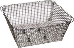 Graymills - 316 Stainless Steel Parts Washer Basket - 6" High x 13" Wide x 10" Long, Use with Ultrasonic Cleaners - Best Tool & Supply