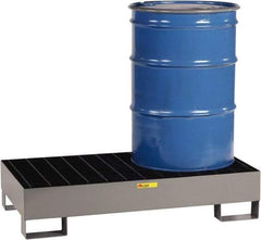 Little Giant - 33 Gal Sump Capacity, Steel Platform - Low Profile - 26" Long x 51" Wide x 10-1/2" High, 2,000 Lb Capacity - Best Tool & Supply