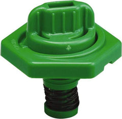 Trico - 4 Gal Capacity Polyethylene Oil Storage System - 7" Straight Spout, Green - Best Tool & Supply