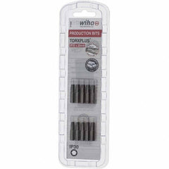 Wiha - 1/4" Drive IP30 Torx Plus Screwdriver Bit - 1" OAL, Insert Bit - Best Tool & Supply