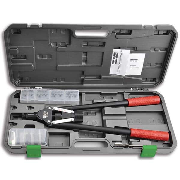 Marson - Riveter Kits Type: Blind Rivet/Rivet Nut Tool Kit Minimum Size (Inch): #10-32 - Best Tool & Supply