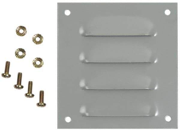 Cooper B-Line - Electrical Enclosure Steel Louver Plate Kit - For Use with Enclosures - Best Tool & Supply