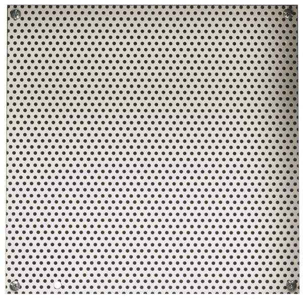 Cooper B-Line - 28-1/2" OAW x 32" OAH Powder Coat Finish Electrical Enclosure Perforated Panel - 36" x 30" Box, 16 Gauge Steel, Use with 363012-1/36306-1/36308-1 - Best Tool & Supply