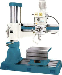 Clausing - 43.3" Swing, Geared Head Radial Arm Drill Press - 12 Speed, 3 hp, Three Phase - Best Tool & Supply