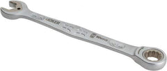 Wera - 1/2" 12 Point Combination Wrench - 7-5/64" OAL, Chrome Molybdenum Steel, Satin Finish - Best Tool & Supply