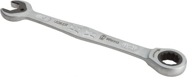 Combination Wrench: 8-11/32'' OAL, Chrome Molybdenum Steel, Satin Finish