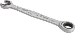 Wera - 14mm 12 Point Combination Wrench - 7-13/32" OAL, Chrome Molybdenum Steel, Satin Finish - Best Tool & Supply