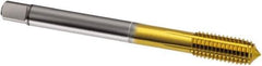 Guhring - 1/2-13 UNC 2BX H10/H11 Thread Limit Bottoming Thread Forming Tap - Cobalt, TiN Finish, 110mm OAL, Series 1583 - Best Tool & Supply