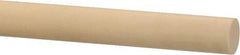 Made in USA - 2 Inch Diameter x 48 Inch Long, Kevlar and Nylon Rubber Rod - 16 psi Tensile Strength, 300°F - Best Tool & Supply