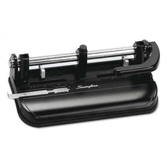 Swingline - Paper Punches Type: 32 Sheet Two-to-Seven Hole Punch Color: Black - Best Tool & Supply