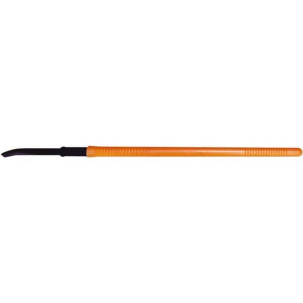 NUPLA - 46-3/4" OAL Hardened Forged Steel Single End NonConductive Pry Bar - Best Tool & Supply