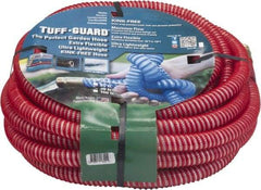 JGB Enterprises - 50' Long Garden Hose - 5/8" Diam, 5/8" GHT, Polypropylene, 100 psi, Hot Water Compatible, All Season, Red - Best Tool & Supply