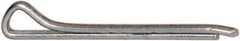 Made in USA - 1/16" Diam x 3/4" Long Hammerlock Cotter Pin - Grade 2, Zinc-Plated, Steel - Best Tool & Supply