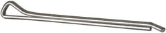 Made in USA - 5/32" Diam x 2-1/2" Long Hammerlock Cotter Pin - Grade 2, Zinc-Plated, Steel - Best Tool & Supply